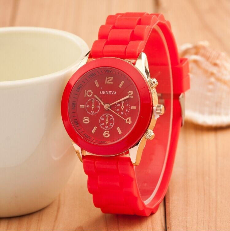 Silicon strap watches(10 mixed)