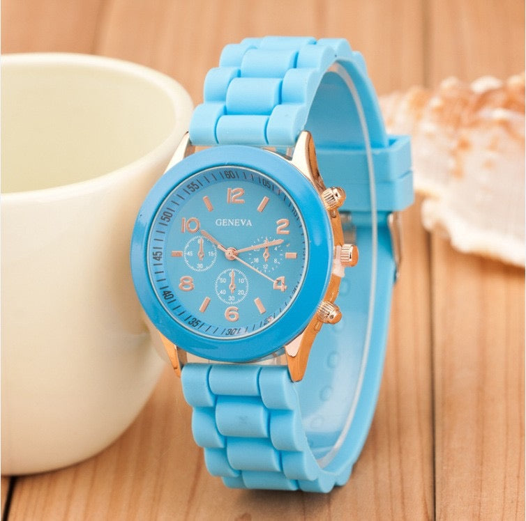 Silicon strap watches(10 mixed)