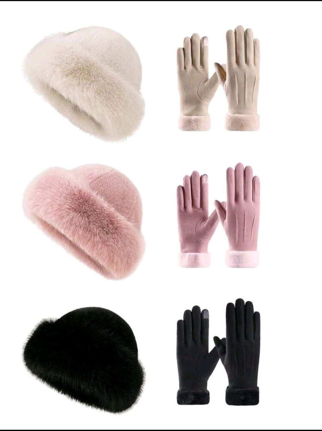 2pcs hat and gloves setx12