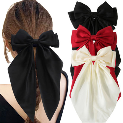 satin long ribbon bowsx12
