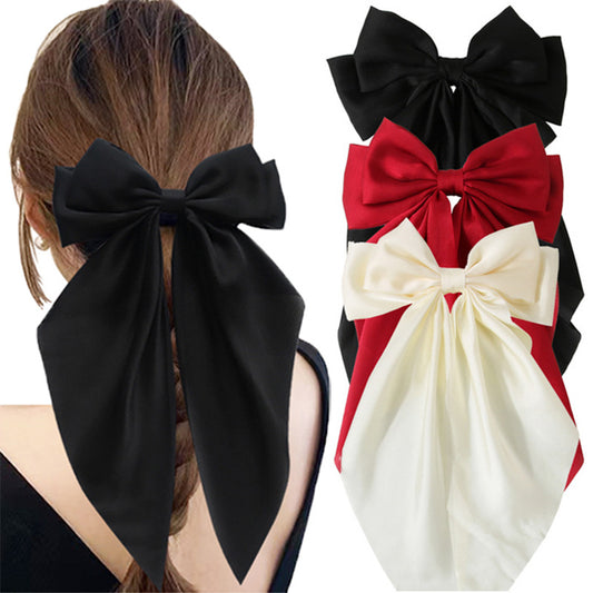 satin long ribbon bowsx12