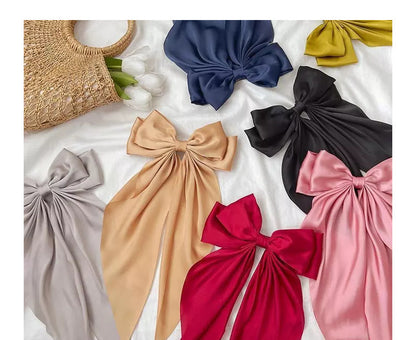 satin long ribbon bowsx12