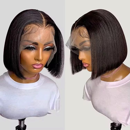 4*4 glueless straight wig