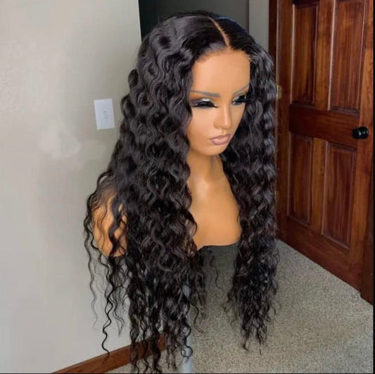 13*4 full frontal lace wig(deep wave)