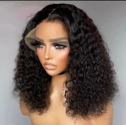 13*4 full frontal lace wig water wave