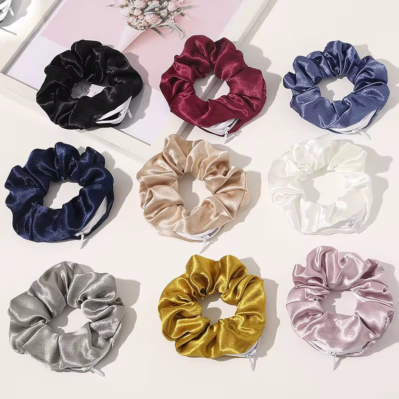 satin colorful scrunchiesx20