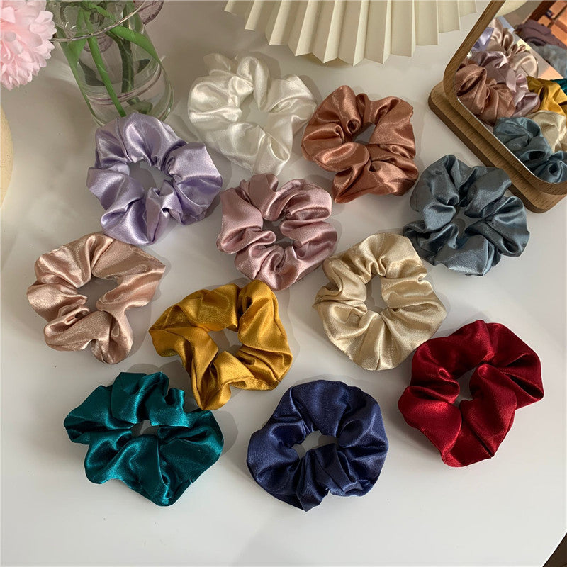 satin colorful scrunchiesx20