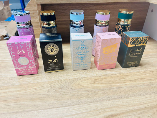 Arabic perfumes combo(5 body mists+5 perfumes)