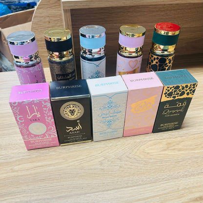 Arabic perfumes combo(5 body mists+5 perfumes)