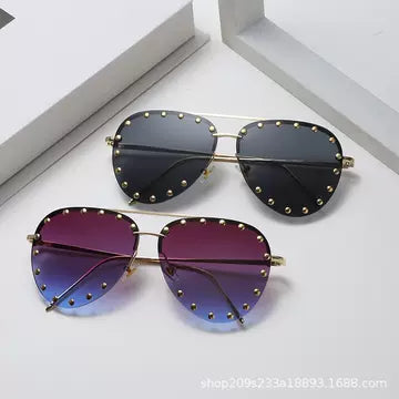 New high quality rimless sunglasses