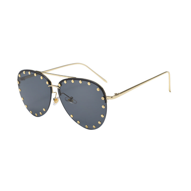 New high quality rimless sunglasses