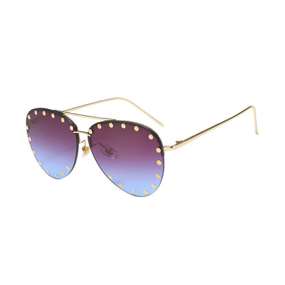 New high quality rimless sunglasses