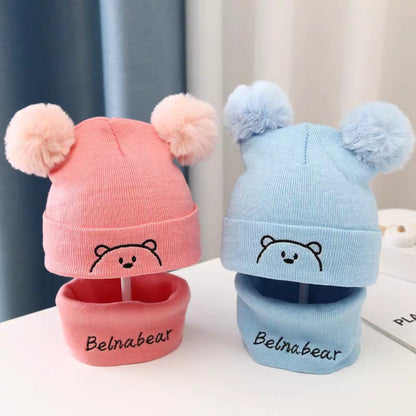 Babies head and scarf set