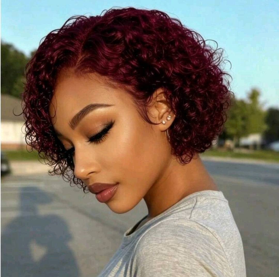 Curly pixie