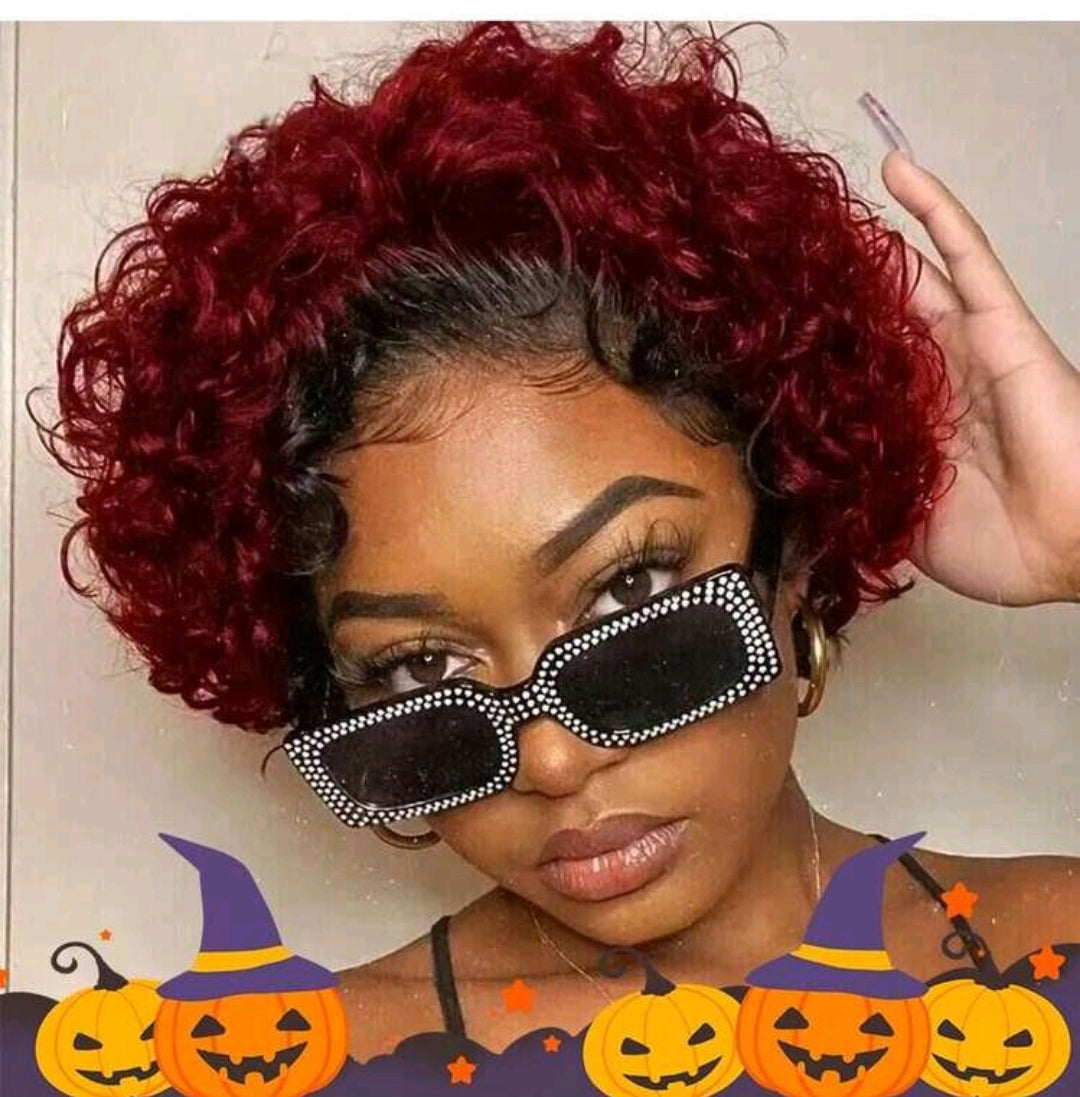 Curly pixie