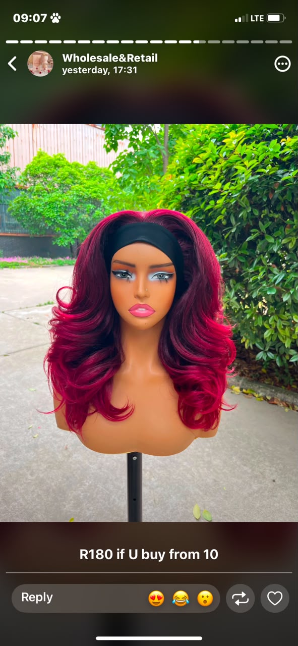 Mixed headbands wigs x10