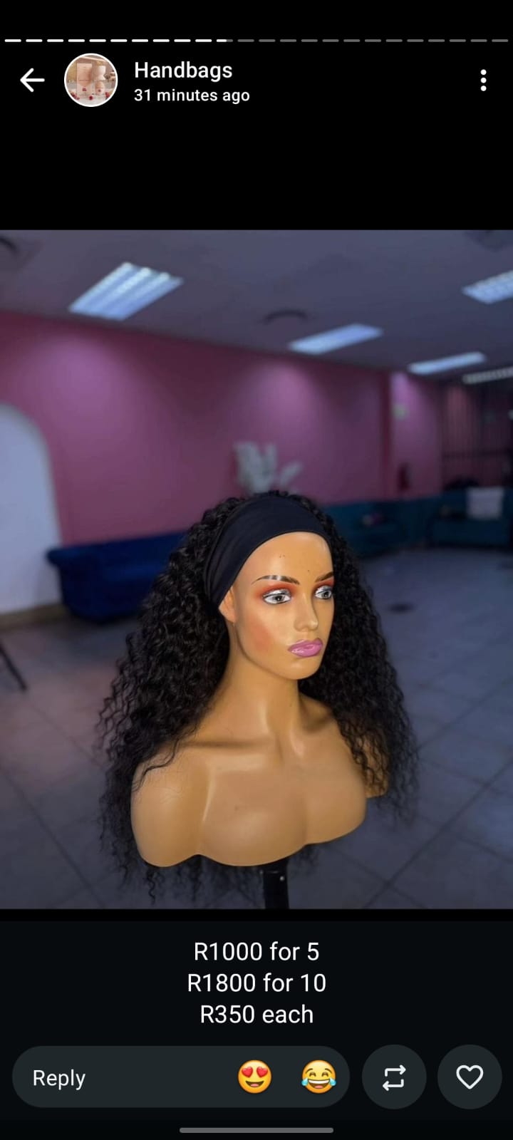 Mixed headbands wigs x10